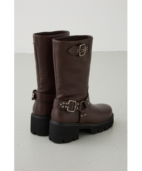 AZUL by moussy(アズールバイマウジー)の「ヴィンテージライクエンジニアブーツ(ブーツ・レディース・ブラウン/ブラック・SMALL/LARGE/MEDIUM)」の20枚目の写真