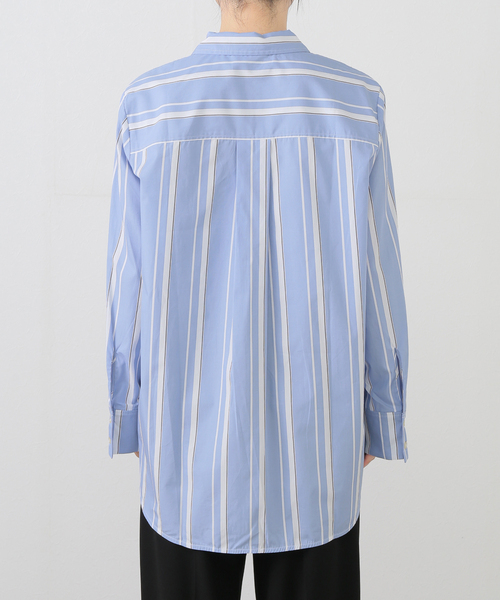 EDIT. FOR LULU（エディットフォールル）の「【BAUM UND PFERDGARTEN/バウム ウンド ヘルガーデン】PRE ストライプシャツ（シャツ/ブラウス・レディース・サックスブルー・36）」の11枚目の写真