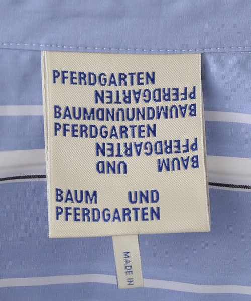 EDIT. FOR LULU（エディットフォールル）の「【BAUM UND PFERDGARTEN/バウム ウンド ヘルガーデン】PRE ストライプシャツ（シャツ/ブラウス・レディース・サックスブルー・36）」の16枚目の写真