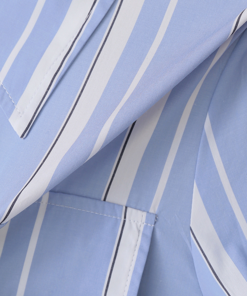 EDIT. FOR LULU（エディットフォールル）の「【BAUM UND PFERDGARTEN/バウム ウンド ヘルガーデン】PRE ストライプシャツ（シャツ/ブラウス・レディース・サックスブルー・36）」の18枚目の写真