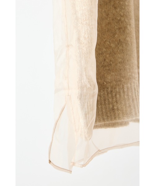 CHIGNON（シニヨン）の「【 CHIGNON / シニヨン 】リバーオーガンドッキングベスト（ベスト・レディース・グレー/ベージュ・FREE）」の8枚目の写真