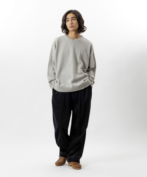 FREAK'S STORE（フリークスストア）の「限定展開 ワイドシルエット コーデュロイ ミリタリーサーカスパンツ / スノ―パンツ（その他パンツ・メンズ・ブラック/ブラウン/チャコールグレー/ベージュ・LARGE/MEDIUM/SMALL）」の9枚目の写真