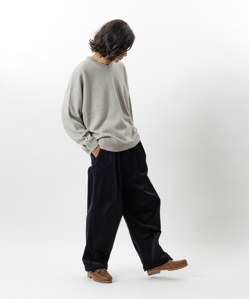 FREAK'S STORE（フリークスストア）の「限定展開 ワイドシルエット コーデュロイ ミリタリーサーカスパンツ / スノ―パンツ（その他パンツ・メンズ・ブラック/ブラウン/チャコールグレー/ベージュ・LARGE/MEDIUM/SMALL）」の12枚目の写真