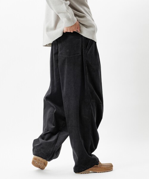 FREAK'S STORE（フリークスストア）の「限定展開 ワイドシルエット コーデュロイ ミリタリーサーカスパンツ / スノ―パンツ（その他パンツ・メンズ・ブラック/ブラウン/チャコールグレー/ベージュ・LARGE/MEDIUM/SMALL）」の15枚目の写真