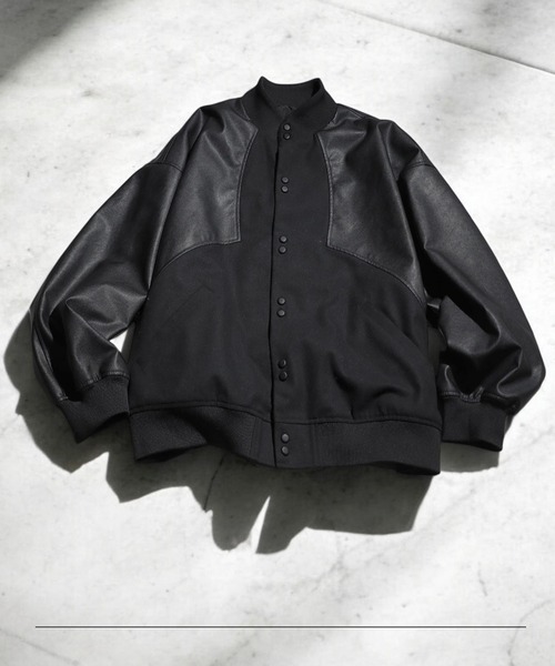 アンティカ異素材切り替えジャケット 異素材切り替えジャケット（その他アウター）｜antiqua（アンティカ