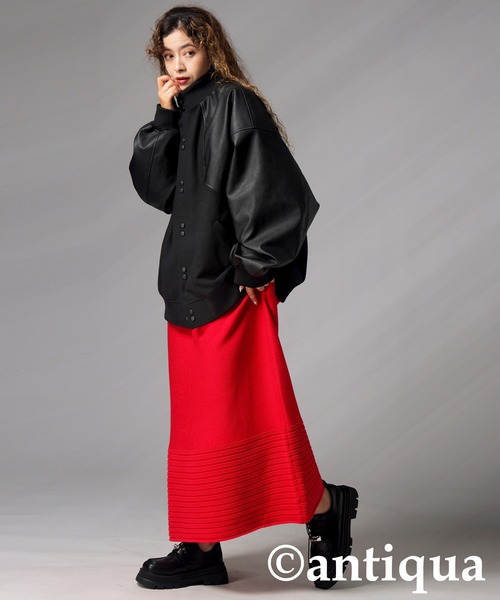 antiqua(アンティカ)の「異素材切り替えジャケット(その他アウター・レディース・ブラック・ONESIZE)」の10枚目の写真