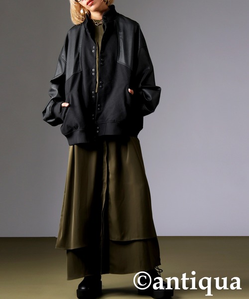 antiqua(アンティカ)の「異素材切り替えジャケット(その他アウター・レディース・ブラック・ONESIZE)」の16枚目の写真