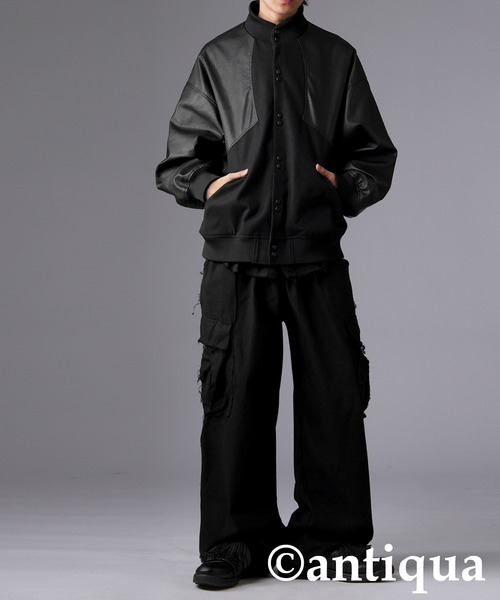 antiqua(アンティカ)の「異素材切り替えジャケット(その他アウター・レディース・ブラック・ONESIZE)」の22枚目の写真