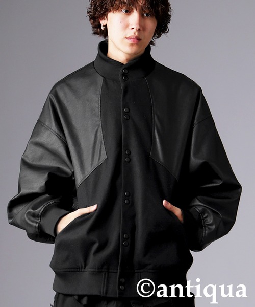 antiqua(アンティカ)の「異素材切り替えジャケット(その他アウター・レディース・ブラック・ONESIZE)」の19枚目の写真
