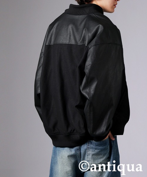アンティカ異素材切り替えジャケット 異素材切り替えジャケット（その他アウター）｜antiqua（アンティカ