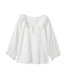 最終価格❗ピンクハウス❤️お袖のフリルが素敵なカットソーブラウス 最終価格❗ピンクハウス❤️お袖のフリルが素敵なカットソー