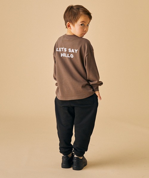 FOV（フォブ）の「フォブ Hello トレーナー（スウェット・キッズ・アッシュブラウン/ホワイト系その他2/ブラック・XL/L/M/S）」の13枚目の写真