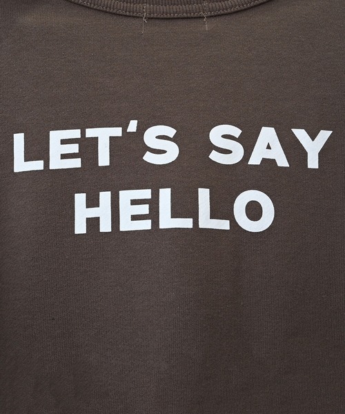 FOV（フォブ）の「フォブ Hello トレーナー（スウェット・キッズ・アッシュブラウン/ホワイト系その他2/ブラック・XL/L/M/S）」の14枚目の写真