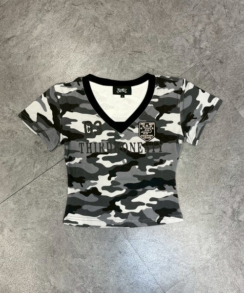 ATMARK（アットマーク）の「《フリーサイズ　/　UNISEX　》ATMARK Tシャツ 半袖 クルーネック  チビT ピチT短丈（Tシャツ/カットソー・レディース・カーキ/ブラック/ピンク・FREE）」の10枚目の写真