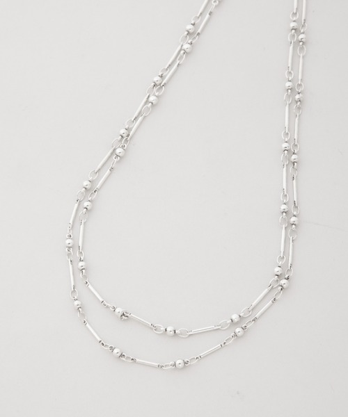 セール】PHILIPPE AUDIBERT/Garnet double necklace（ネックレス