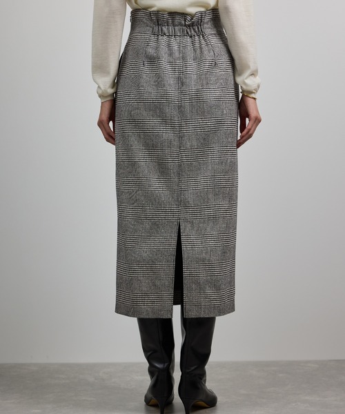 ROPE'（ロペ）の「[美人スカート]ウールレーヨンポケット付きタイトスカート(ヘリンボーン/グレンチェック)/セットアップ対応（スカート・レディース・ブラック系その他2/ブラック系その他・36/38）」の11枚目の写真