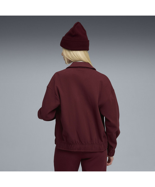 PUMA（プーマ）の「PUMA プーマ ウィメンズ T7 リラックスド トラック ジャケット（ジャージ・レディース・エンジ/ブラック・SMALL/MEDIUM/X-LARGE/LARGE）」の7枚目の写真