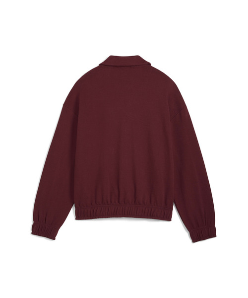 PUMA（プーマ）の「PUMA プーマ ウィメンズ T7 リラックスド トラック ジャケット（ジャージ・レディース・エンジ/ブラック・SMALL/MEDIUM/X-LARGE/LARGE）」の4枚目の写真