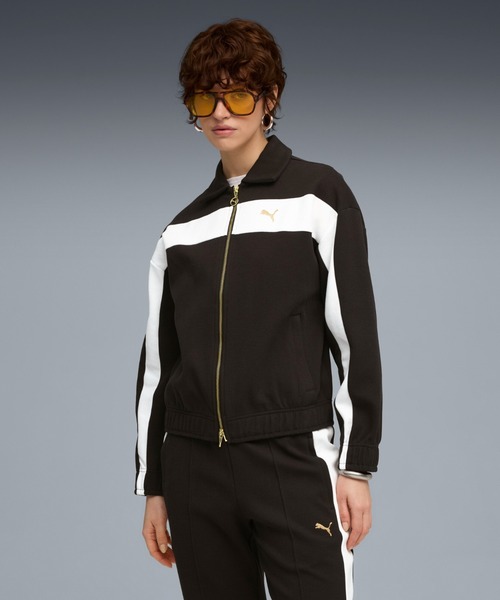PUMA LUXE SPORT T7 トラックジャケット ゴルフ/スポーツ T7 ICONIC Men's Track Jacket | PUMA