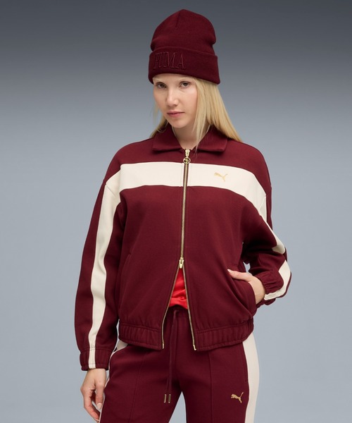 プーマジャージT7 PUMA プーマ ウィメンズ T7 リラックスド トラック ジャケット