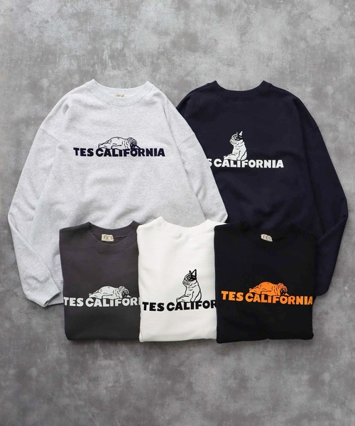 The Endless Summer（エンドレスサマー）の「TES SAME OLD CN SWEAT / クルーネックスウェット（スウェット・メンズ・ホワイト/チャコール/ネイビー/ブラック/グレー・SMALL/MEDIUM/LARGE/X-LARGE）」の6枚目の写真