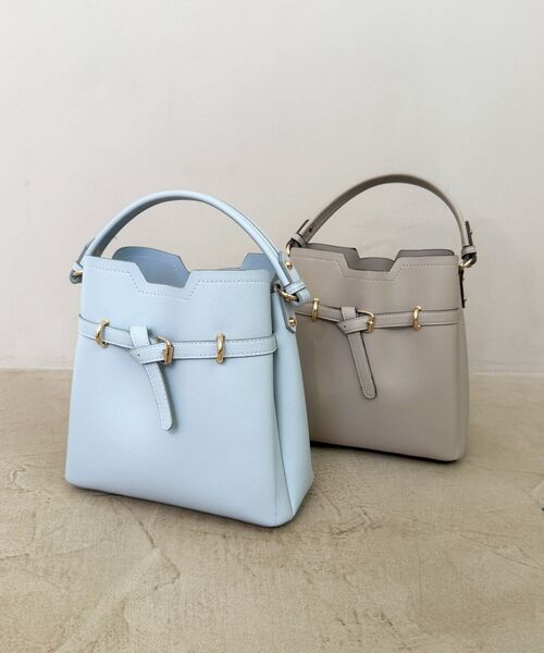 MAJESTIC LEGON（マジェスティックレゴン）の「ノットベルトショルダーバッグ（ショルダーバッグ・レディース・ピンク/ブラック/アイボリー・FREE）」の18枚目の写真