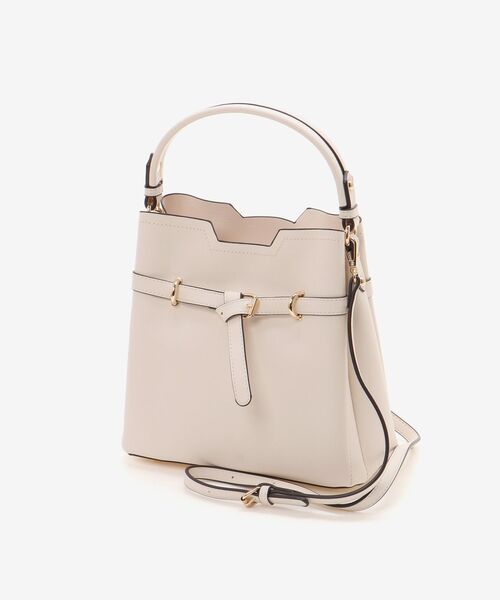 MAJESTIC LEGON（マジェスティックレゴン）の「ノットベルトショルダーバッグ（ショルダーバッグ・レディース・ピンク/ブラック/アイボリー・FREE）」の22枚目の写真