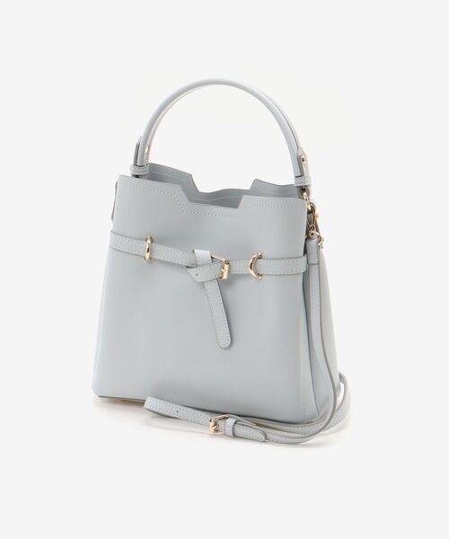 MAJESTIC LEGON(マジェスティックレゴン)の「ノットベルトショルダーバッグ(ショルダーバッグ・レディース・ピンク/ブラック/アイボリー/グレイッシュベージュ/サックスブルー/イエロー・FREE)」の16枚目の写真
