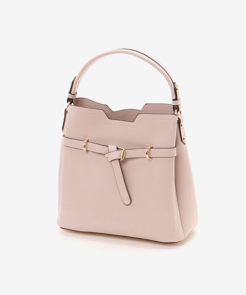 MAJESTIC LEGON(マジェスティックレゴン)の「ノットベルトショルダーバッグ(ショルダーバッグ・レディース・ピンク/ブラック/アイボリー/グレイッシュベージュ/サックスブルー/イエロー・FREE)」の14枚目の写真