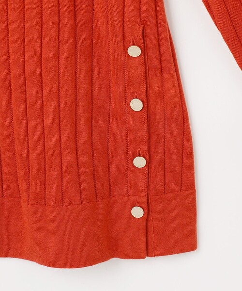 J.PRESS(ジェイプレス)の「WORETED WOOL BLEND クルーネック ニット(ニット/セーター・レディース・ライトグレー系/ネイビー系/パイングリーン系/オレンジ系・LARGE/MEDIUM)」の22枚目の写真