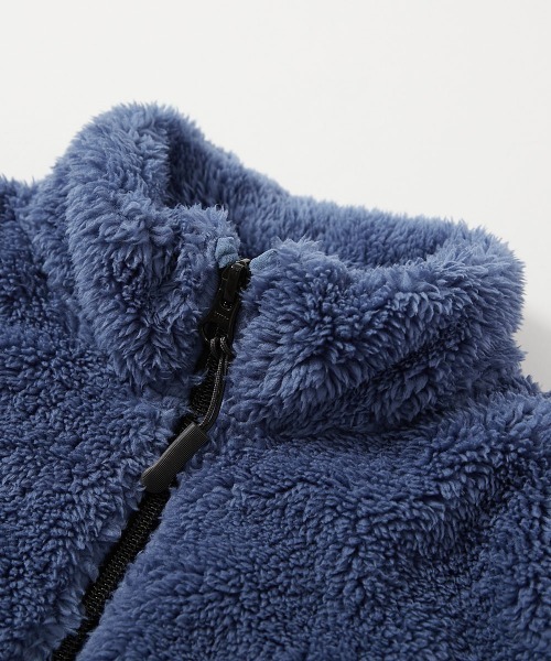 devirock（デビロック）の「配色切り替え フリースジップアップジャケット（ブルゾン・キッズ・パープル系その他/チャコール/ブルー系その他/アイボリー・100cm/110cm/120cm/130cm/140cm/150cm/160cm）」の16枚目の写真