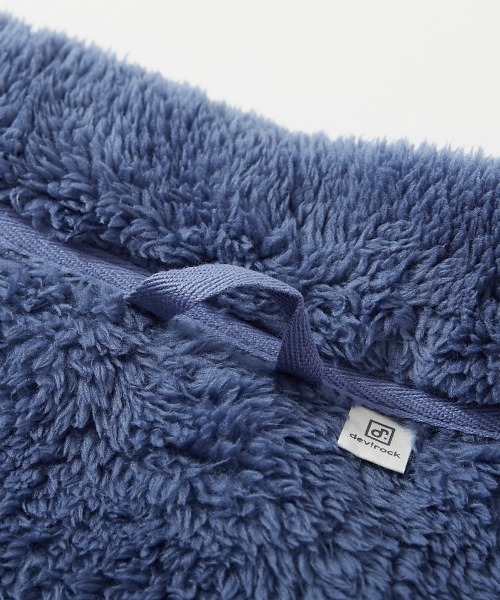 devirock（デビロック）の「配色切り替え フリースジップアップジャケット（ブルゾン・キッズ・パープル系その他/チャコール/ブルー系その他/アイボリー・100cm/110cm/120cm/130cm/140cm/150cm/160cm）」の17枚目の写真