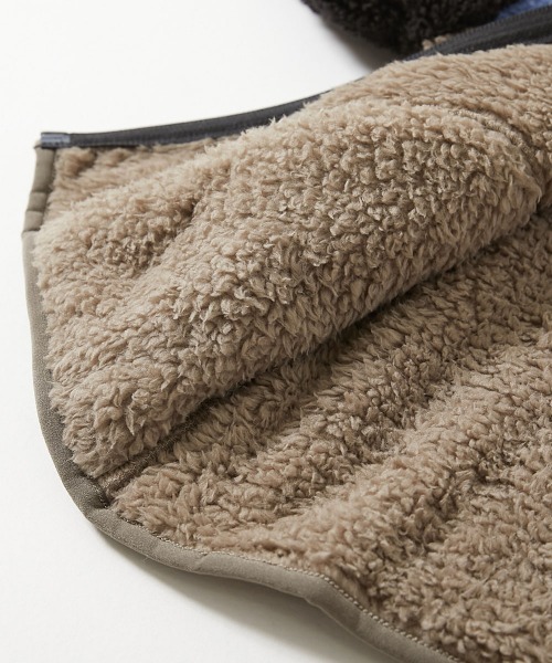 devirock（デビロック）の「配色切り替え フリースジップアップジャケット（ブルゾン・キッズ・パープル系その他/チャコール/ブルー系その他/アイボリー・100cm/110cm/120cm/130cm/140cm/150cm/160cm）」の7枚目の写真