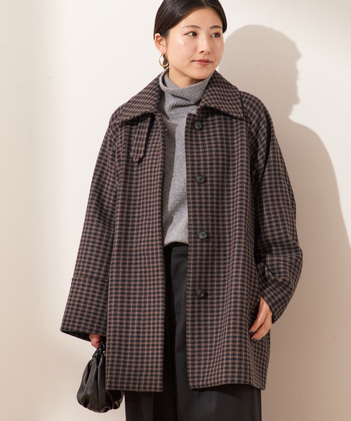 チェックワイドコート（その他アウター）｜journal standard L'essage