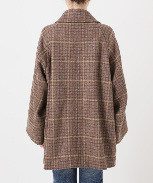journal standard L'essage(ジャーナルスタンダードレサージュ)の「チェックワイドコート(その他アウター・レディース・ボルドー/ブラウン系その他・FREE)」の19枚目の写真
