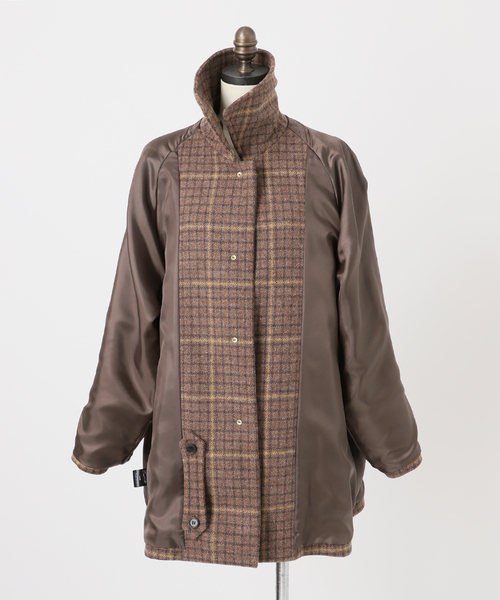 セール】チェックワイドコート（その他アウター）｜journal standard L