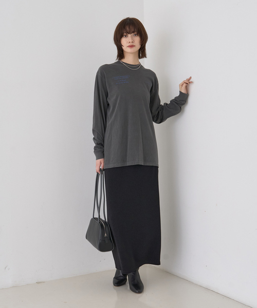 Rouge vif(ルージュヴィフ)の「ラメグリッタージャージナロースカート(スカート・レディース・シルバー/ブラック・38/36)」の22枚目の写真