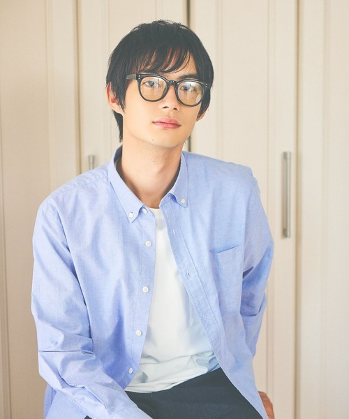 GLOBAL WORK(グローバルワーク)の「イージーケアオックス/ボタンダウンシャツ/523833(シャツ/ブラウス・メンズ・サックスブルー/オフホワイト/ベージュ・XL/L/M/S)」の3枚目の写真