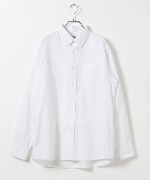 GLOBAL WORK(グローバルワーク)の「イージーケアオックス/ボタンダウンシャツ/523833(シャツ/ブラウス・メンズ・サックスブルー/オフホワイト/ベージュ・XL/L/M/S)」の4枚目の写真