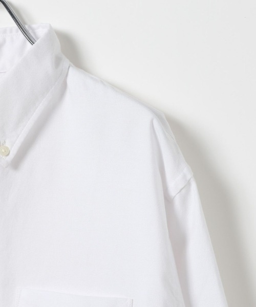 GLOBAL WORK(グローバルワーク)の「イージーケアオックス/ボタンダウンシャツ/523833(シャツ/ブラウス・メンズ・サックスブルー/オフホワイト/ベージュ・XL/L/M/S)」の6枚目の写真