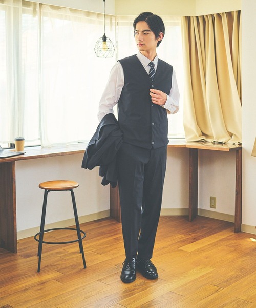 GLOBAL WORK(グローバルワーク)の「イージーケアオックス/ボタンダウンシャツ/523833(シャツ/ブラウス・メンズ・サックスブルー/オフホワイト/ベージュ・XL/L/M/S)」の16枚目の写真