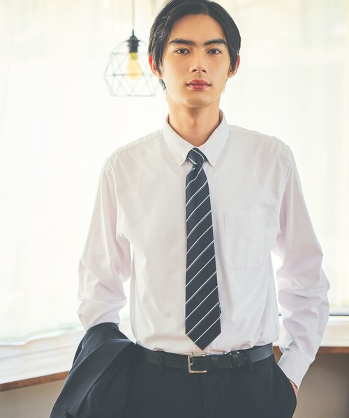 GLOBAL WORK(グローバルワーク)の「イージーケアオックス/ボタンダウンシャツ/523833(シャツ/ブラウス・メンズ・サックスブルー/オフホワイト/ベージュ・XL/L/M/S)」の19枚目の写真