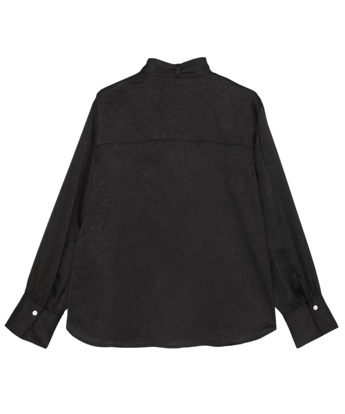 TOKYO SHIRTS（トウキョウシャツ）の「クラッシュスエード ボウタイブラウス 長袖（シャツ/ブラウス・レディース・オフホワイト/ブラック/オレンジ・M/L）」の15枚目の写真