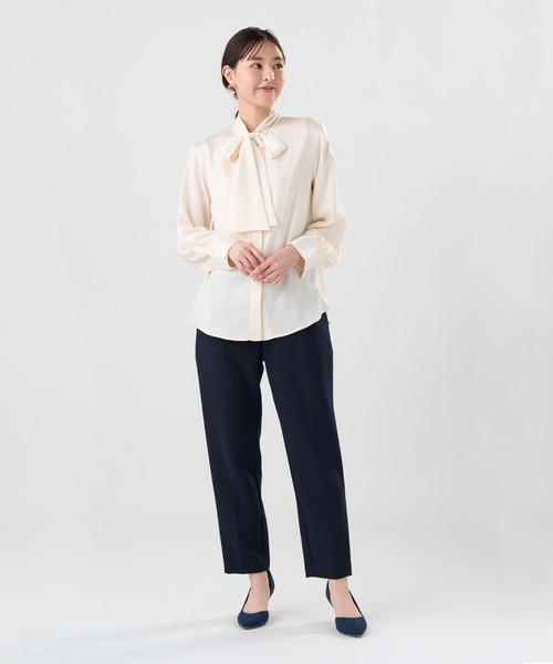 OHGA ボウタイブラウス　長袖シャツ OHGA ボウタイブラウス 長袖シャツ