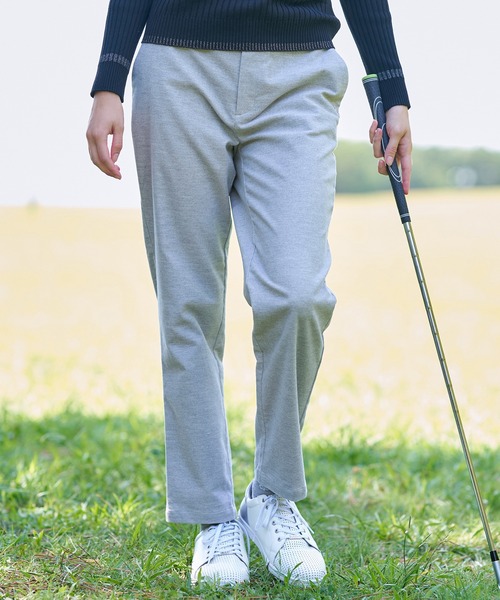 adabat(アダバット)の「【ADABAT NAVY】ドビースウェードスストレッチパンツ(その他パンツ・レディース・ライトグレー系9/ネイビー・42/40/38/36)」の1枚目の写真