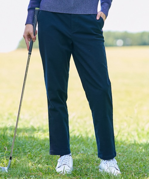 adabat(アダバット)の「【ADABAT NAVY】ドビースウェードスストレッチパンツ(その他パンツ・レディース・ライトグレー系9/ネイビー・42/40/38/36)」の2枚目の写真