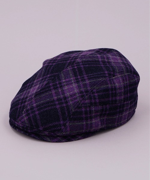 CA4LA（カシラ）の「SCABAL MIX HUNTI（ハンチング/ベレー帽・メンズ・ネイビー/パープル/ブラウン/レッド/グレー・ONESIZE）」の4枚目の写真