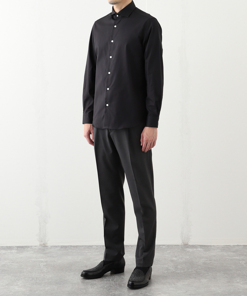 EDIFICE（エディフィス）の「コットン イングリッシュ スプレッドカラーシャツ（シャツ/ブラウス・メンズ・ベージュ系その他/ホワイト/ブラック・MEDIUM/SMALL/LARGE）」の21枚目の写真