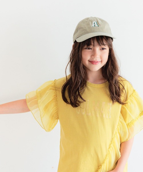 BAYFLOW（ベイフロー）の「[オールシーズン使える!]シャドーロゴCAP(KIDS)（キャップ・キッズ・アイボリー/チャコール/ネイビー・FREE）」の5枚目の写真