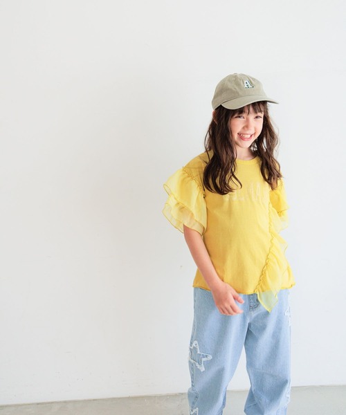 BAYFLOW（ベイフロー）の「[オールシーズン使える!]シャドーロゴCAP(KIDS)（キャップ・キッズ・アイボリー/チャコール/ネイビー・FREE）」の6枚目の写真